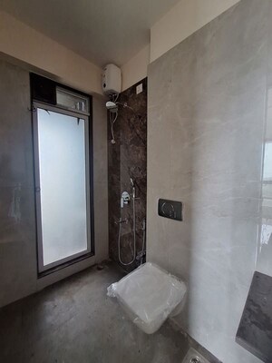 Washroom in 2 BHK Apartment at Tricity Montview, Sanpada – for Rent