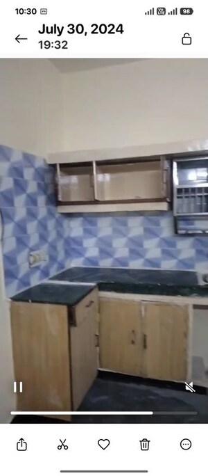 Kitchen in 1 RK Independent House at RWA Apartments Sector 12, Sector 12 – for Rent