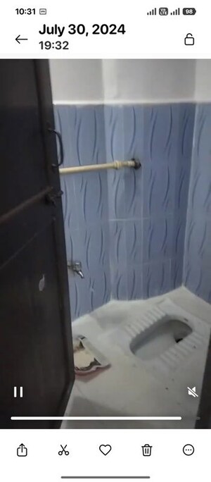 Bathroom in 1 RK Independent House at RWA Apartments Sector 12, Sector 12 – for Rent