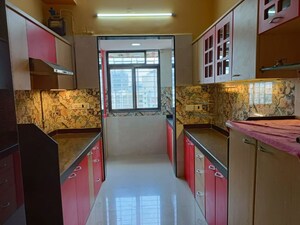 Kitchen in 2 BHK Apartment at Nirmal Lifestyle Zircon, Mulund West – for Rent
