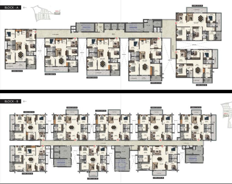 Master Plan, greenspace-celestial 2 Bedroom 1345 Sq.Ft. Apartment In Kokapet Hyderabad 10605886