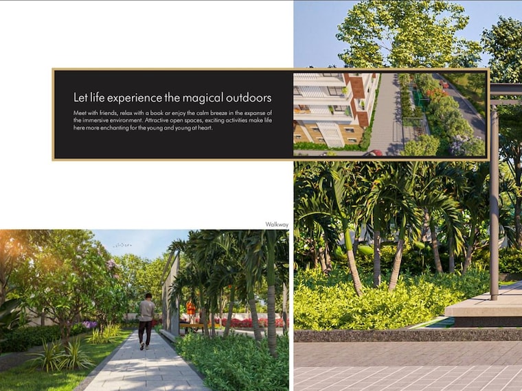 Garden, greenspace-celestial 2 Bedroom 1345 Sq.Ft. Apartment In Kokapet Hyderabad 10605886