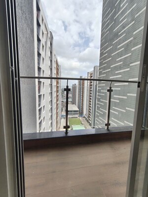 Balcony in 2 BHK Apartment at Gera Planet Of Joy, Kharadi – for Rent