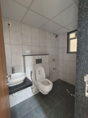 Bathroom in 2 BHK Apartment at Gera Planet Of Joy, Kharadi – for Rent
