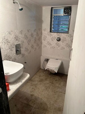 Bathroom in 2 BHK Apartment at Vijay Vilas Vega Building 1 to 6 CHS Ltd, Kavesar – for Rent