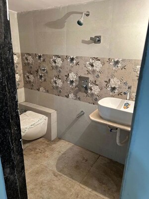 Bathroom in 2 BHK Apartment at Vijay Vilas Vega Building 1 to 6 CHS Ltd, Kavesar – for Rent