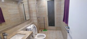 Bathroom in 3 BHK Apartment at Hiranandani Estate, Ghodbunder Road – for Rent
