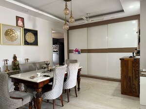 Dining area in 3 BHK Builder Floor at The Images Floors, Sector 51 – for Rent