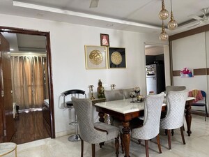 Dining area in 3 BHK Builder Floor at The Images Floors, Sector 51 – for Rent