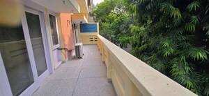 Balcony in 2 BHK Builder Floor at Vasant Vihar – for Rent