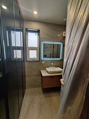 Bathroom in 4 BHK Builder Floor at Green Fields Colony – for Rent