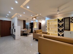 Kitchen in 4 BHK Apartment at Bhartiya Nikoo Homes Phase 2, Thanisandra Main Road – for Rent