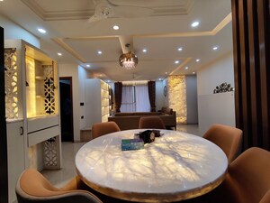 Living Room in 4 BHK Apartment at Bhartiya Nikoo Homes Phase 2, Thanisandra Main Road – for Rent