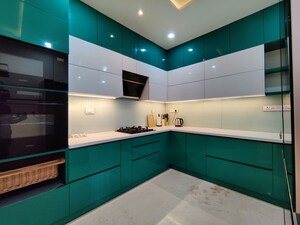 Kitchen in 4 BHK Apartment at Bhartiya Nikoo Homes Phase 2, Thanisandra Main Road – for Rent