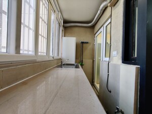 Building Lobby in 4 BHK Apartment at Bhartiya Nikoo Homes Phase 2, Thanisandra Main Road – for Rent