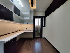 Staircase in 4 BHK Apartment at Bhartiya Nikoo Homes Phase 2, Thanisandra Main Road – for Rent