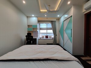 Bedroom in 4 BHK Apartment at Bhartiya Nikoo Homes Phase 2, Thanisandra Main Road – for Rent