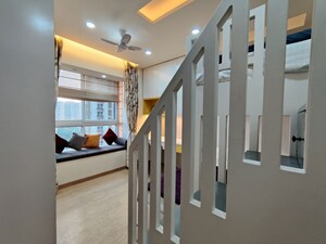 Building Lobby in 4 BHK Apartment at Bhartiya Nikoo Homes Phase 2, Thanisandra Main Road – for Rent