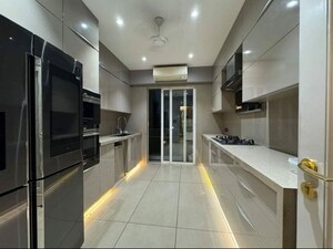 Kitchen in 2 BHK Apartment at Shapoorji Pallonji BKC 28, Bandra East – for Rent