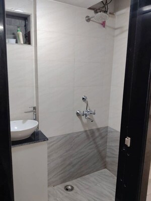 Bathroom in 1 BHK Apartment at Rutu Estate, Brahmand – for Rent