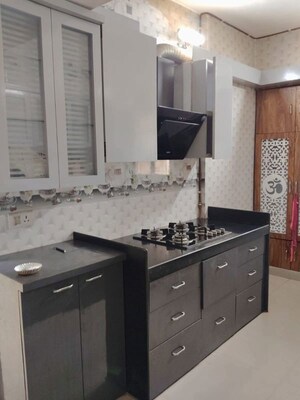 Kitchen in 1 BHK Apartment at Rutu Estate, Brahmand – for Rent
