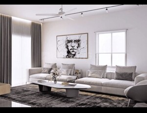 Living Room in 3 BHK Apartment at Hallmark Treasor, Narsingi – for Sale