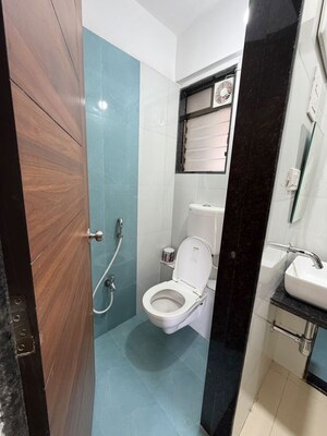 Bathroom in 1 BHK Apartment at Haware Amara, Vikhroli East – for Rent