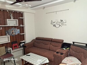 Living Room in 3 BHK Apartment at Akshita Heights Three, A S Rao Nagar – for Sale