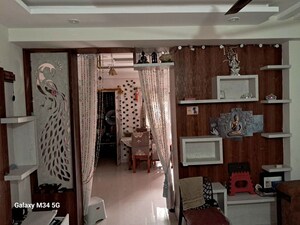 Living Room in 3 BHK Apartment at Akshita Heights Three, A S Rao Nagar – for Sale