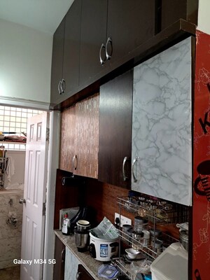 Kitchen in 3 BHK Apartment at Akshita Heights Three, A S Rao Nagar – for Sale