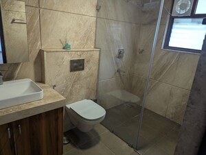 Bathroom in 3.5 BHK Apartment at PCOC Lanai, Koramangala – for Rent