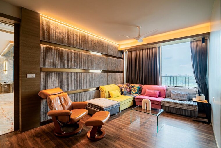 Living Room, oberoi-realty-esquire 4 Bedroom 2053 Sq.Ft. Apartment In Goregaon East Mumbai 10606355