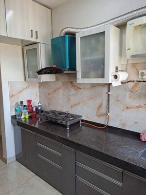 Kitchen in 2 BHK Apartment at Siddhi Highland Park, Kolshet Road – for Sale