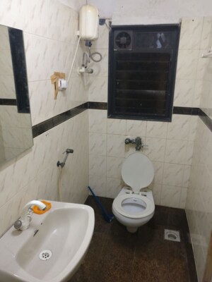 Bathroom in 3 BHK Apartment at Arshie Complex, Versova – for Rent