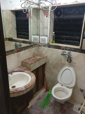 Bathroom in 3 BHK Apartment at Arshie Complex, Versova – for Rent