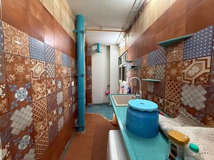 Bathroom in 2 BHK Apartment at Uma Sparta Society, Ghodbunder Road – for Rent