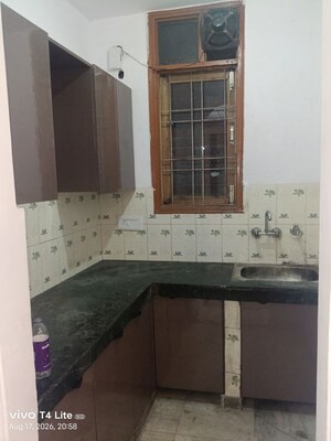 Kitchen in 1 BHK Builder Floor at Panchsheel Vihar – for Rent