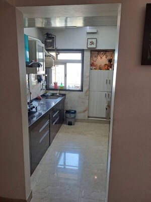 Kitchen in 2 BHK Apartment at Siddhi Highland Park, Kolshet Road – for Rent