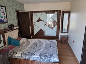 Bedroom in 2 BHK Apartment at Siddhi Highland Park, Kolshet Road – for Rent