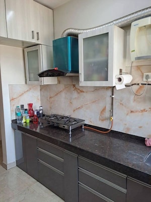 Kitchen in 2 BHK Apartment at Siddhi Highland Park, Kolshet Road – for Rent