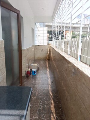 Balcony in 3 BHK Builder Floor at 5th Block – for Rent
