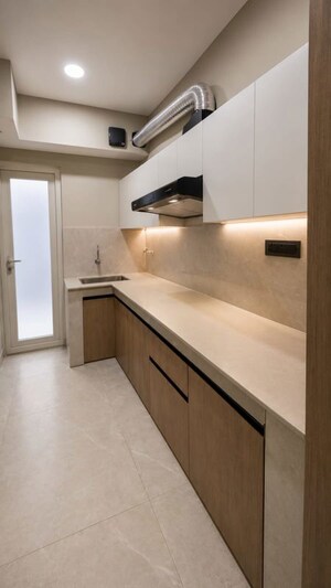 Kitchen in 1 BHK Builder Floor at Sector 46 – for Rent