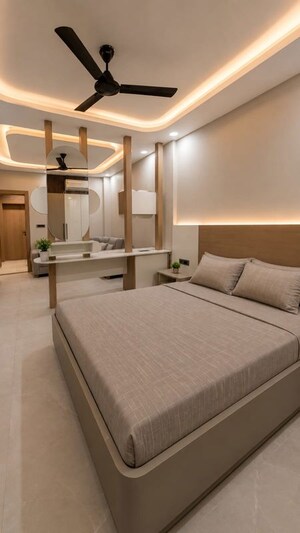 Bedroom in 1 BHK Builder Floor at Sector 46 – for Rent