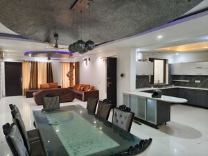 Living Room in 4 BHK Builder Floor at Sector 4 – for Sale