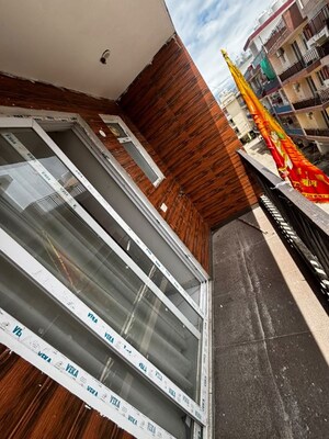 Balcony in 3 BHK Builder Floor at Motia Blue Ridge, Dhakoli – for Rent