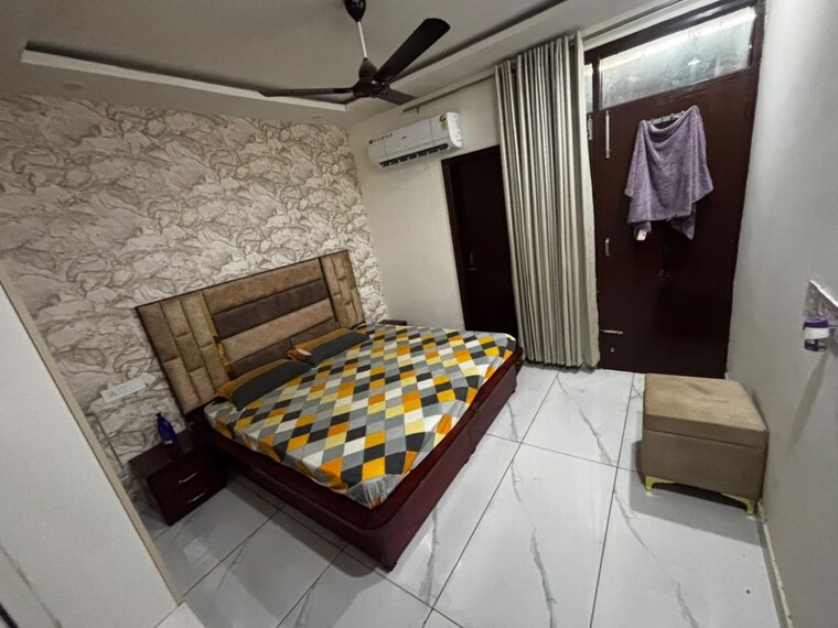 Bedroom, motia-blue-ridge 3 Bedroom 1200 Sq.Ft. Builder Floor In Dhakoli Zirakpur 10605697