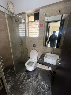 Bathroom in 2 BHK Apartment at Platinum Heritage, Ghodbunder Road – for Rent