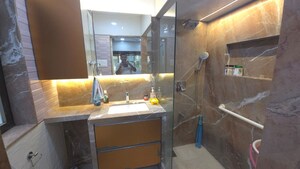 Bathroom in 3 BHK Apartment at Goregaon West – for Rent