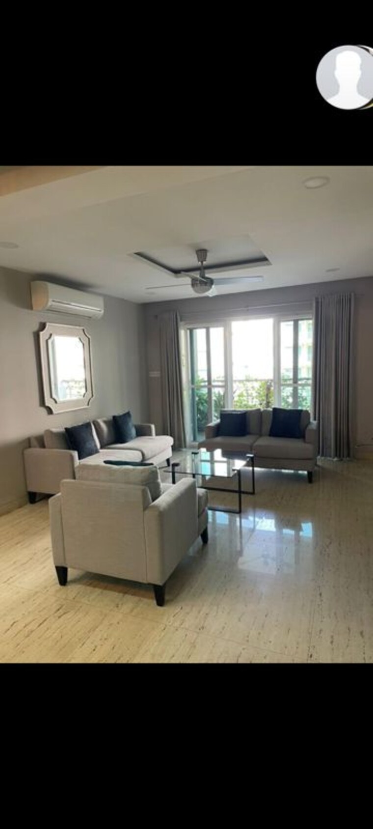 Living Room, dsr-reganti 4 Bedroom 3455 Sq.Ft. Apartment In Madhapur Hyderabad 10605704