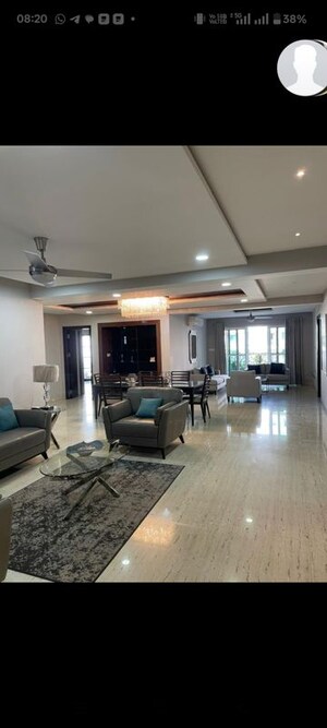 Living Room in 4 BHK Apartment at DSR Reganti, Madhapur – for Rent
